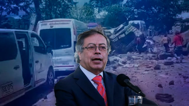 Petro se pronuncia tras atentado en la Panamericana que dejó al menos 7 muertos