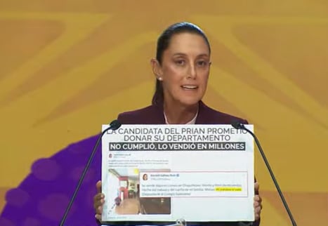 Claudia Sheinbaum exhibe segunda mentira de Xóchitl Gálvez