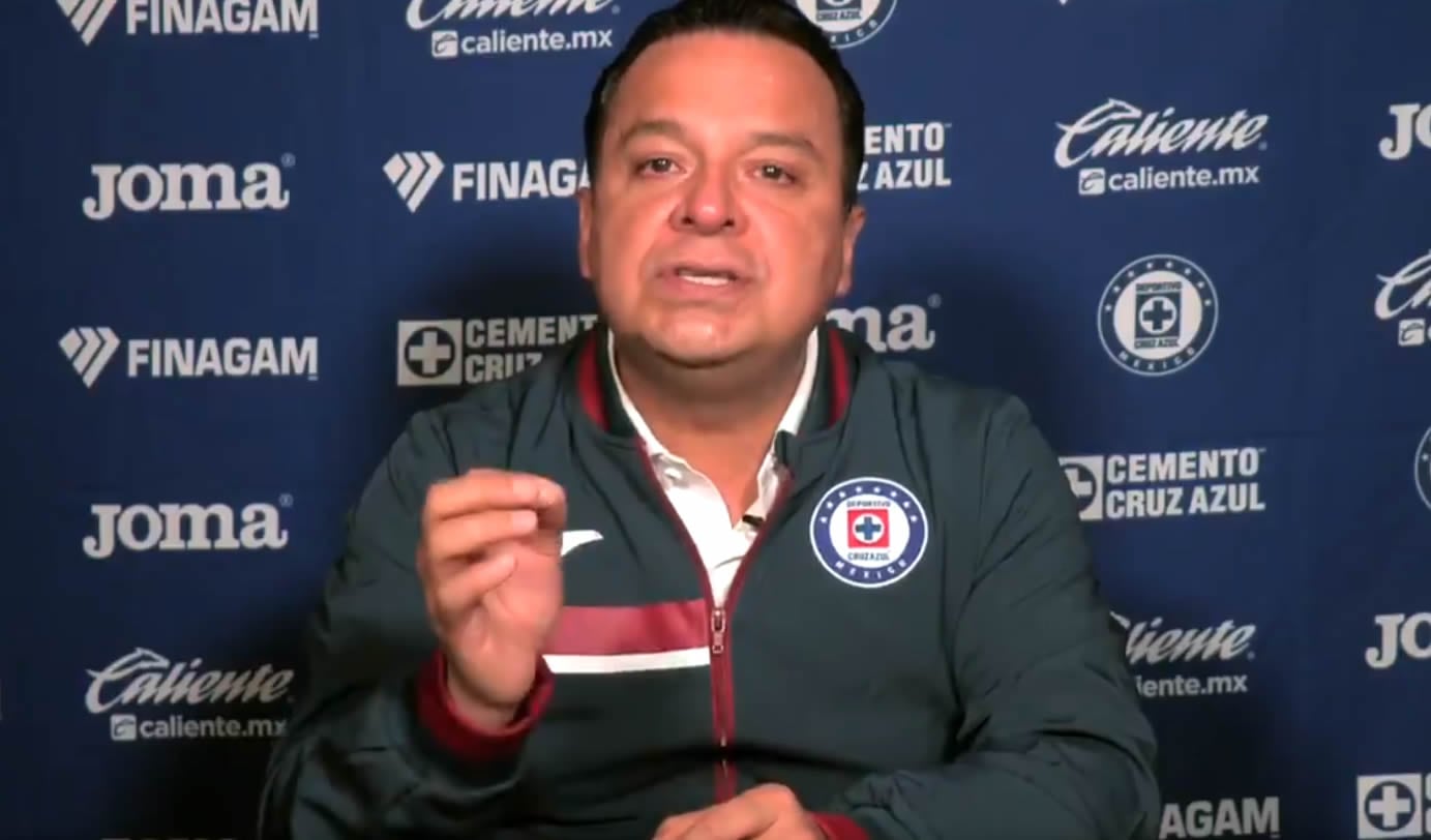 Víctor Vélazquez, presidente de Cruz Azul