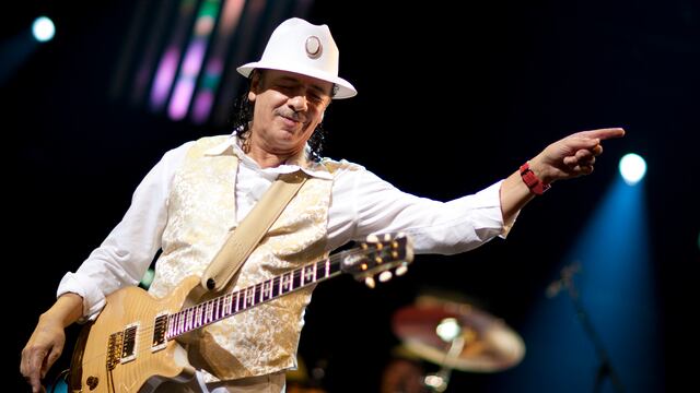 Carlos Santana en el 45th Montreux Jazz Festival