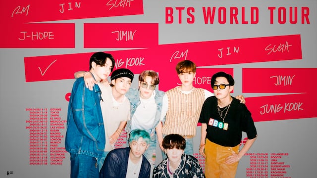 BTS confirma tres conciertos en CDMX: fechas, boletos y sede