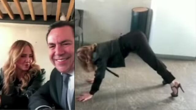 Andrea Legarreta y Lalo Salazar