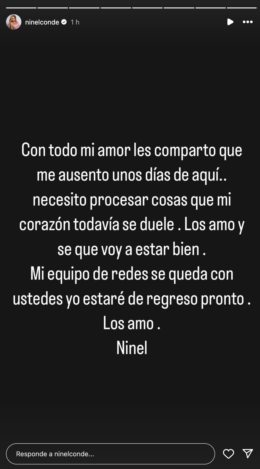 Anuncio de Ninel Conde desconcierta a sus fans