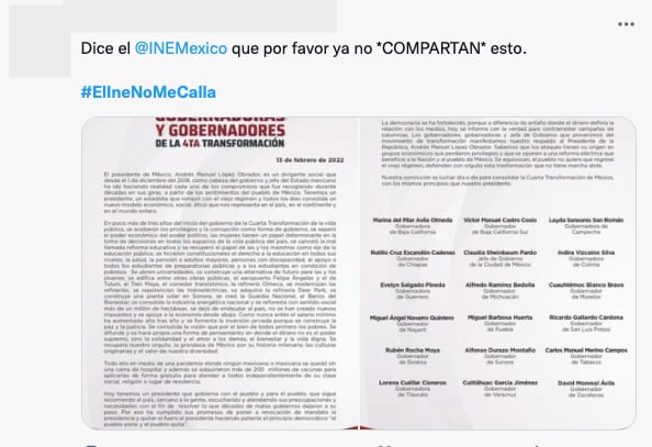 Mensajes con 'El INE no me Calla'
