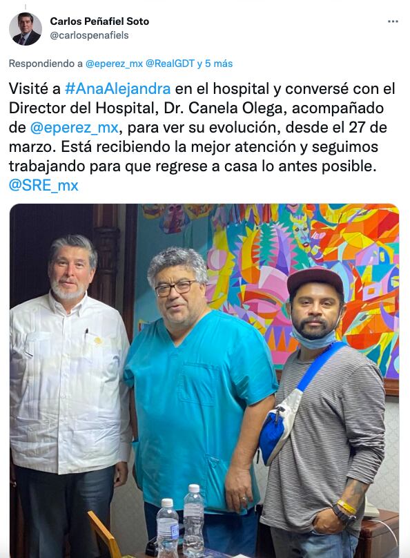 Embajador de México en República Dominicana con Enrique Pérez
