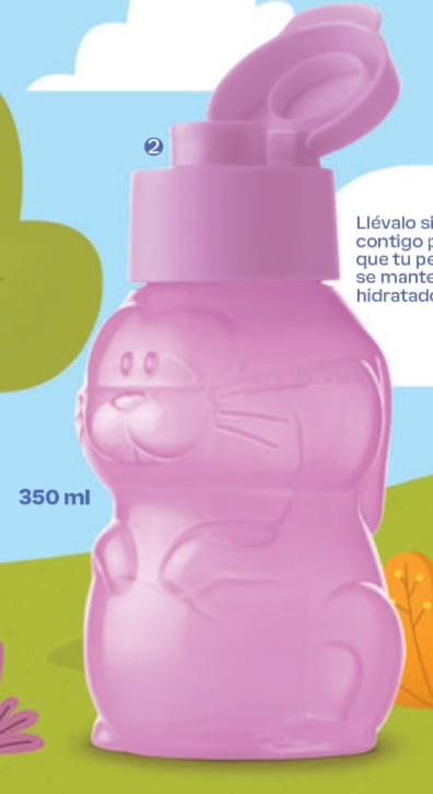 Vaso de conejo en Tupperware