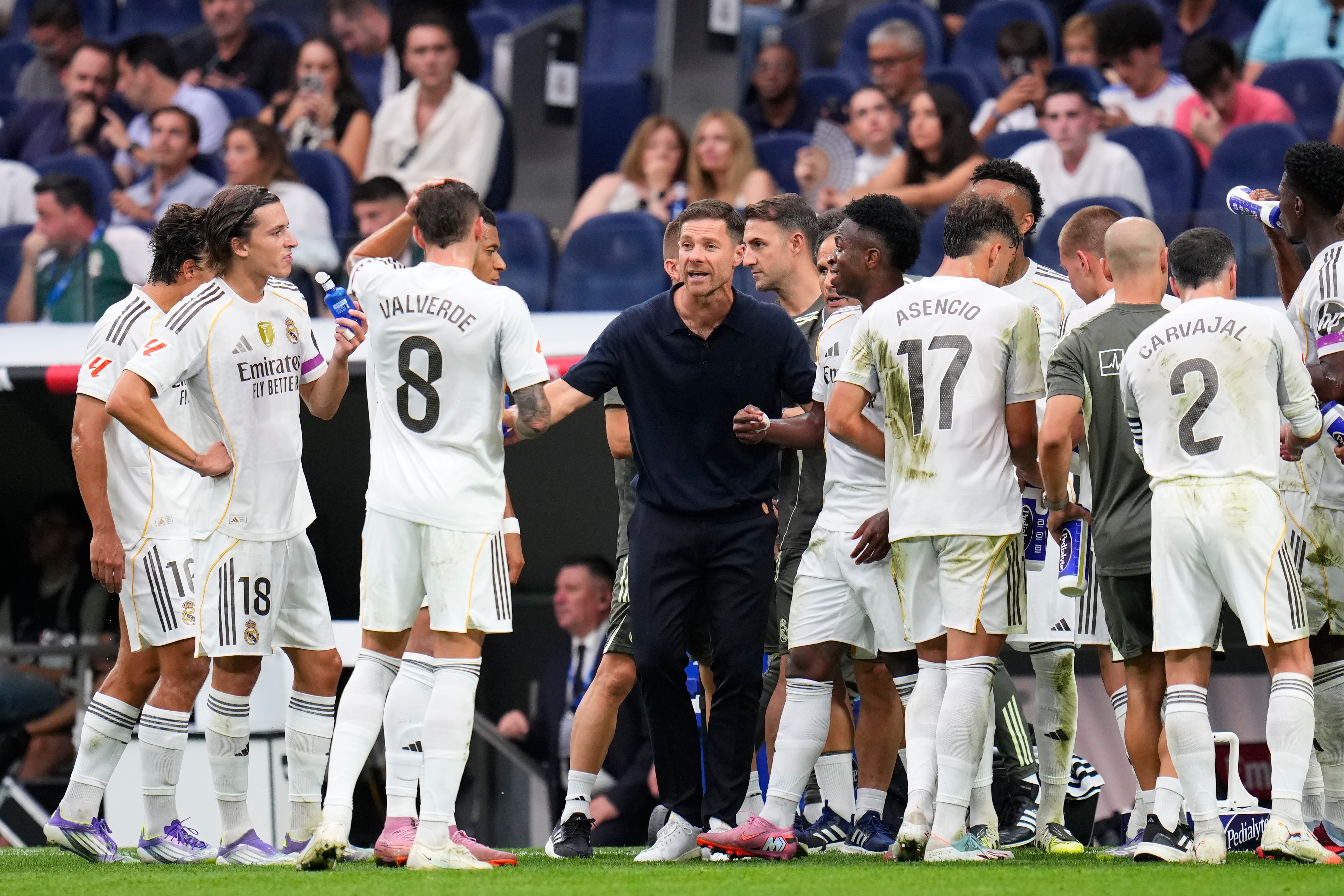 Xabi Alonso con el Real Madrid