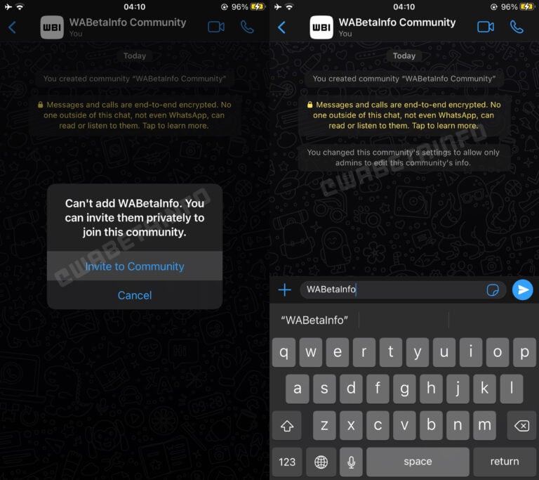 WhatsApp "comunidades"