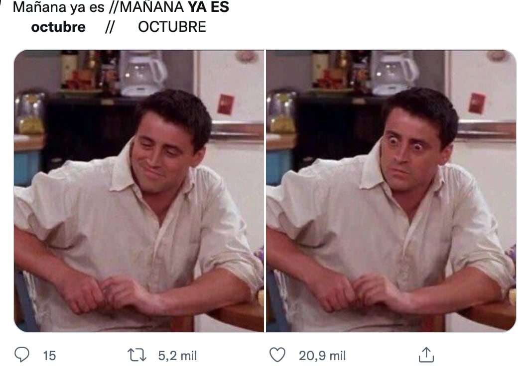 Memes sobre octubre y Halloween