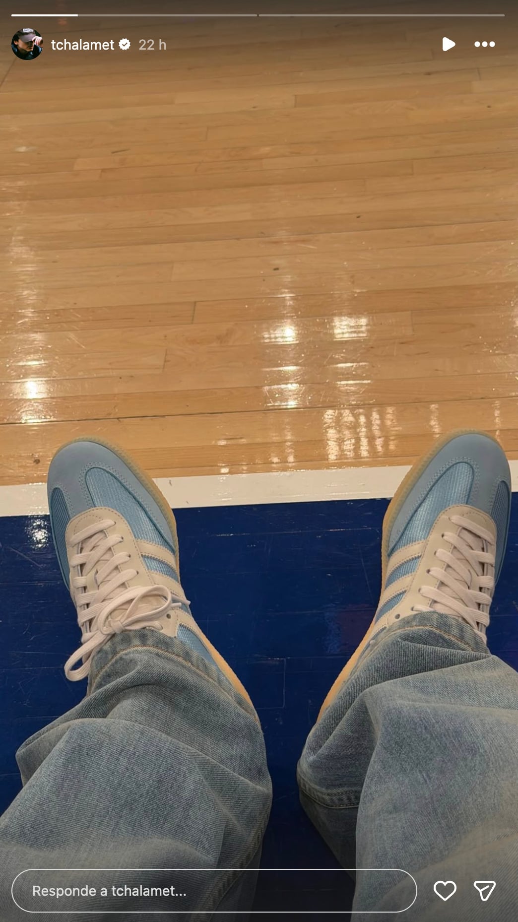 Timothée Chalamet asistió a un partido de los Knicks en lugar de la Met Gala 2026