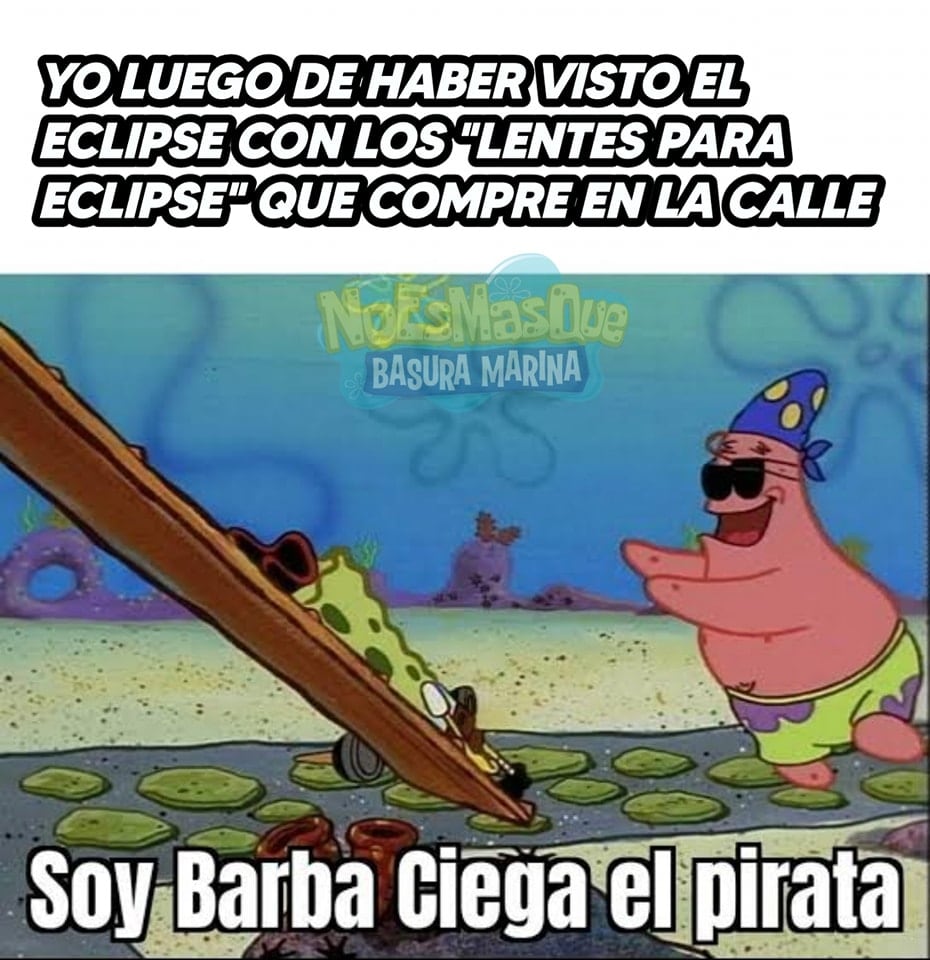 Memes del eclipse solar 2024 en México