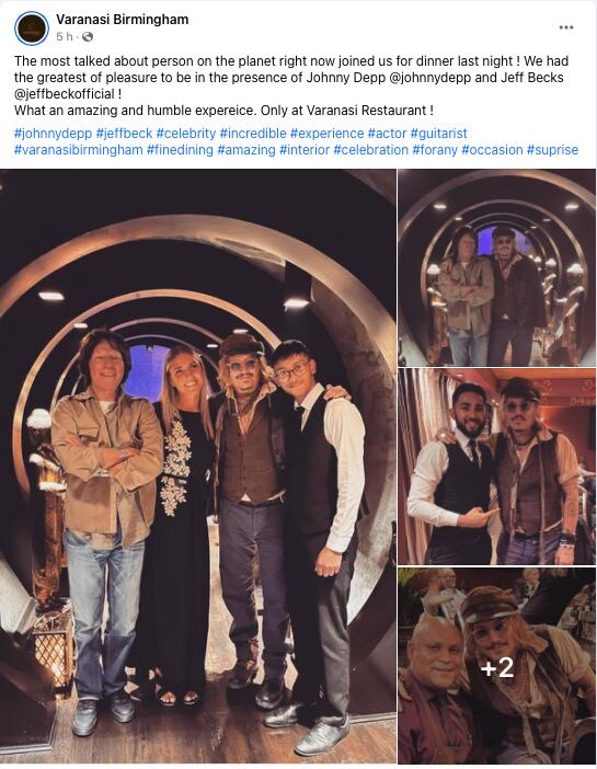 Johnny Depp en ‘Varanasi’