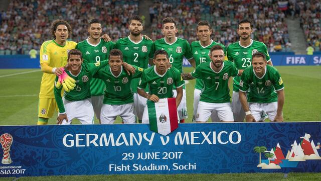 La Selección Mexicana, integrada en su mayoría por ‘europeos’.
