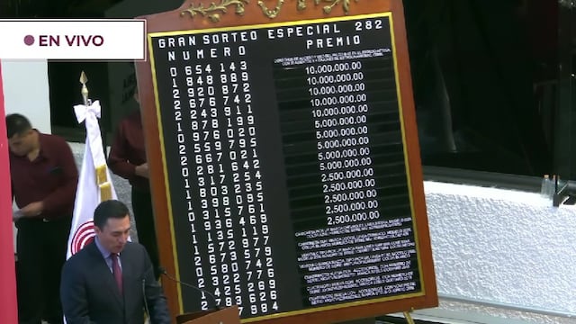 Resultados Gran Sorteo Especial 282 de Lotería Nacional en vivo: ganadores de hoy 19 de diciembre