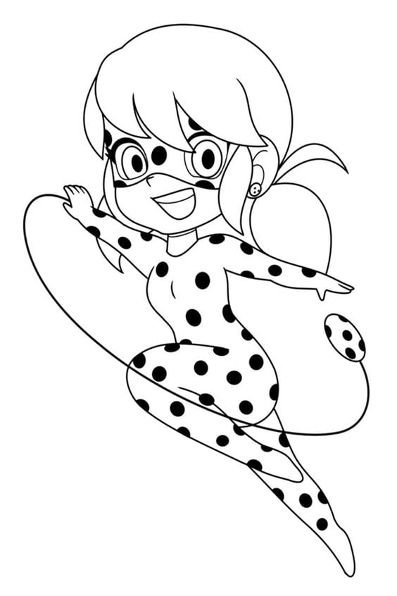Dibujos de Lady Bug para colorear