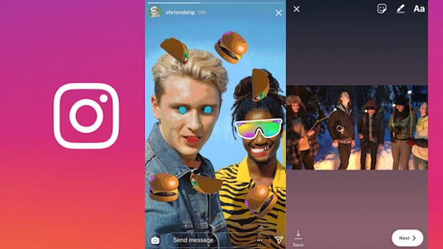 Las nuevas opciones de Instagram Stories.
