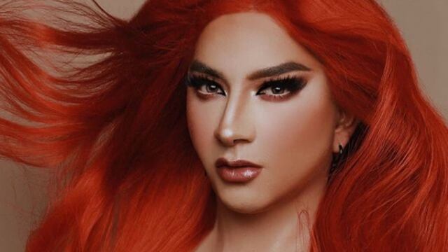 Mario Aguilar como drag queen