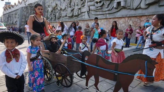 Tuvo su propia carreta para celebrar la Revolución