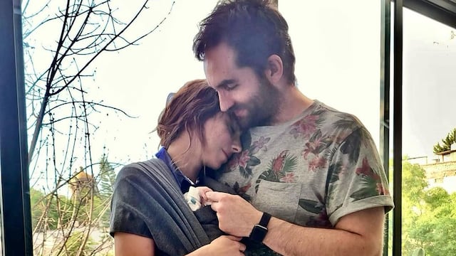 Natalia Téllez en foto familiar