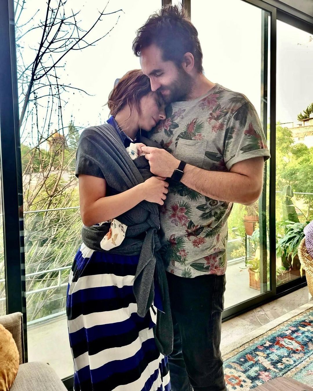 Natalia Téllez en foto familiar
