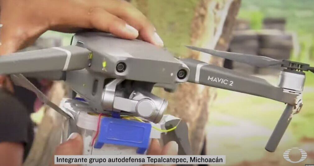 Drones con bombas del CJNG