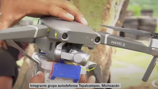 Drones con bombas del CJNG