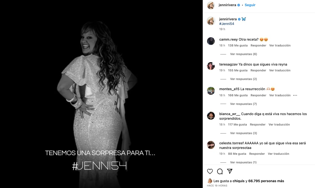 Jenni Rivera promete sorpresa para este Día de las Madres