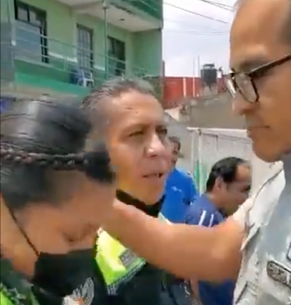 Guardia Nacional y policías pelean