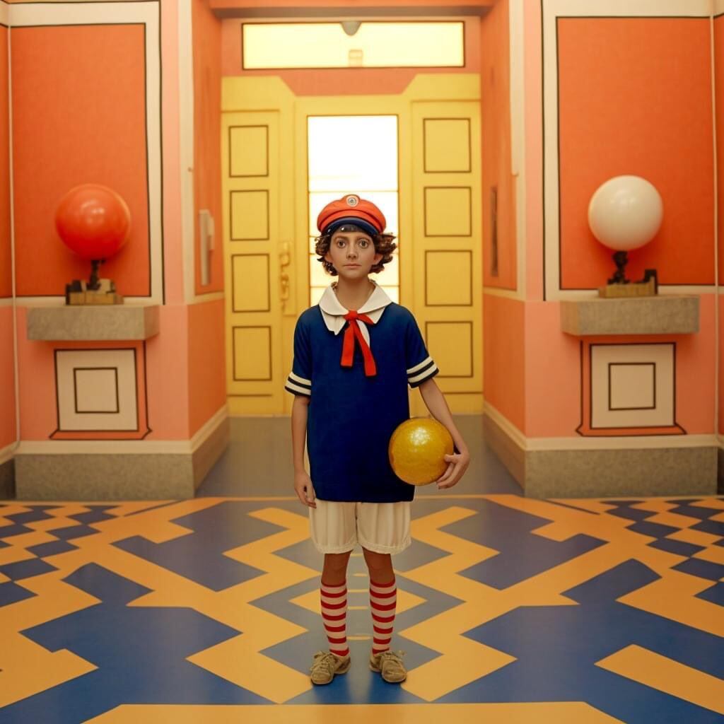 La IA que reimagina a los personajes del Chavo del 8 en una película de Wes Anderson