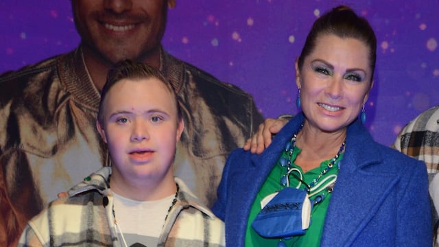 Leticia Calderón y su hijo Luciano