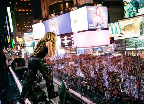 Shakira en Times Square