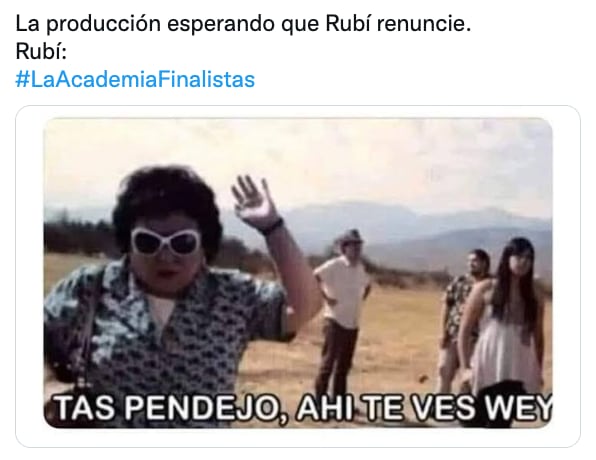 Meme Rubí finalista de La Academia