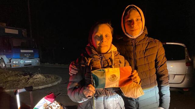 Mexicanos evacuados a Rumania