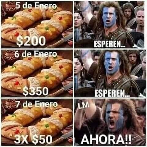 memes Rosca de Reyes
