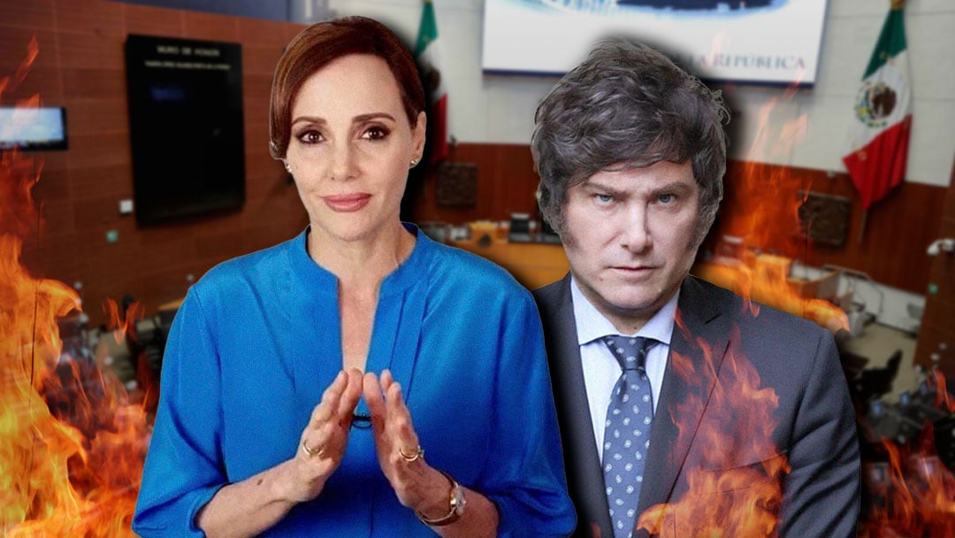 Lilly Téllez quiere ver el mundo arder: Invita a Javier Milei a la Cámara de Senadores