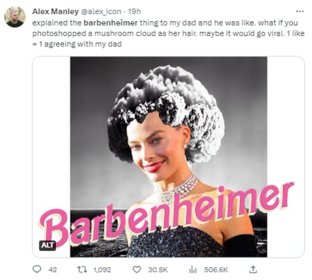 Memes Barbenheimer
