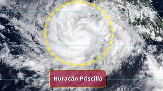 Priscilla se convierte en huracán categoría 1