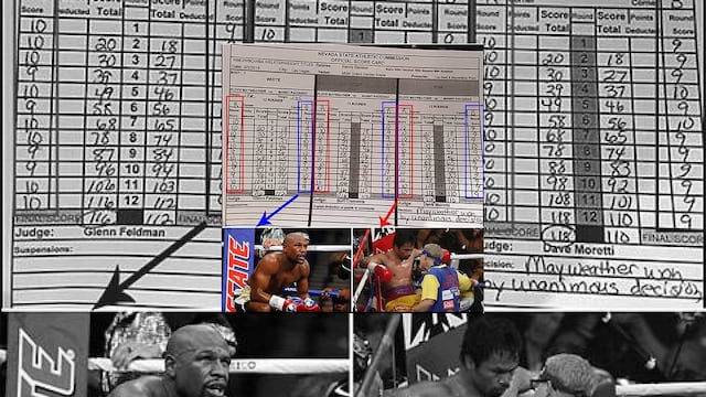 Tarjetas de jueces daban vencedor a Pacquiao; Comisión del Estado de Nevada lo niega