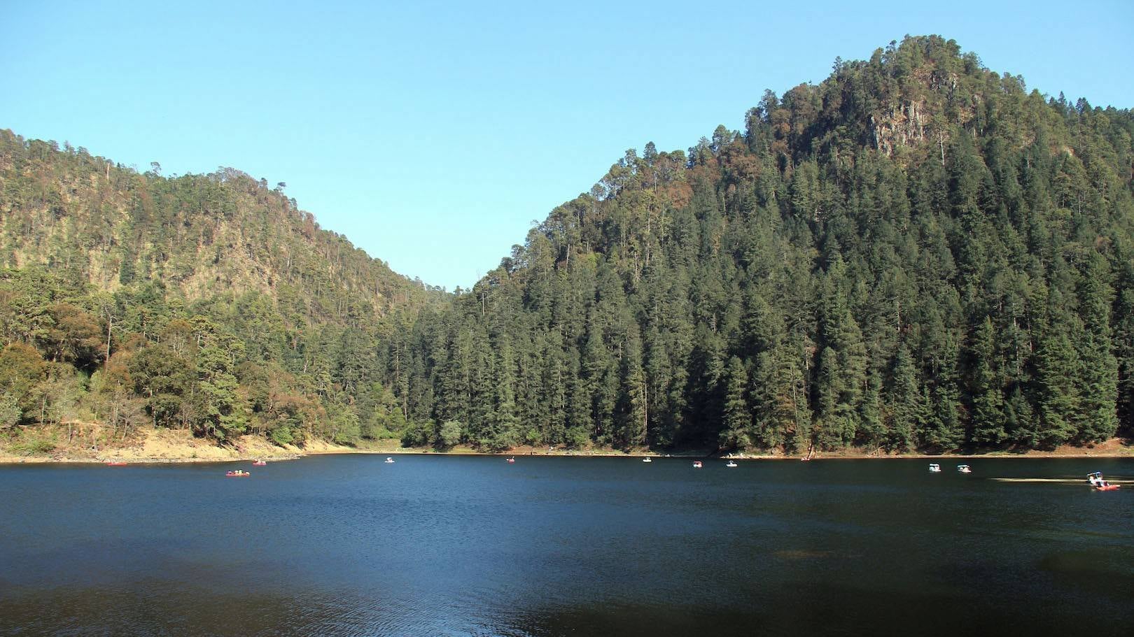 Lagunas de Zempoala en el municipio de Huitzilac, Morelos