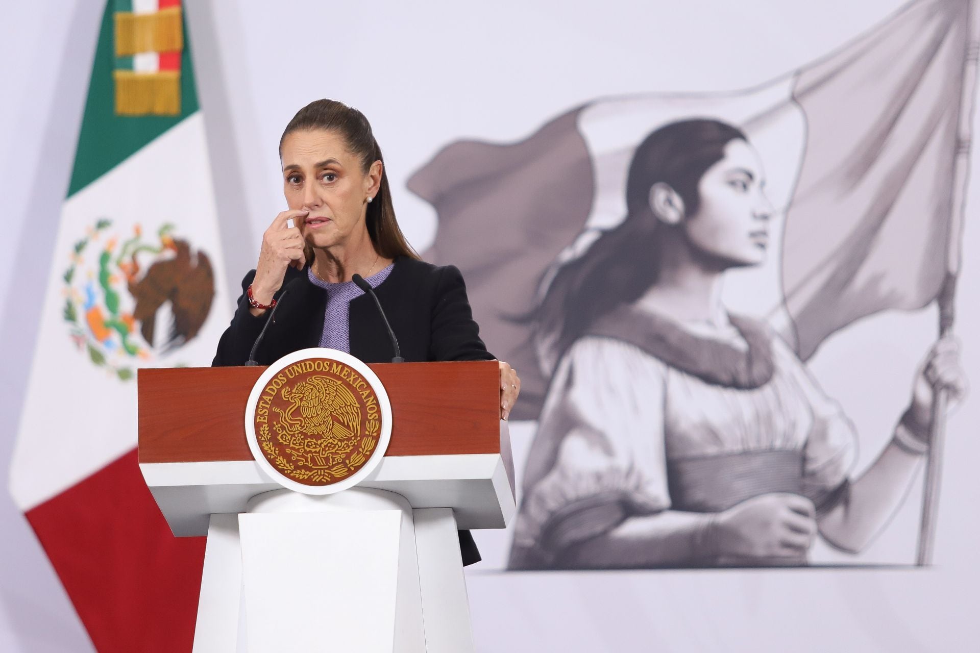 Claudia Sheinbaum, presidenta de México.