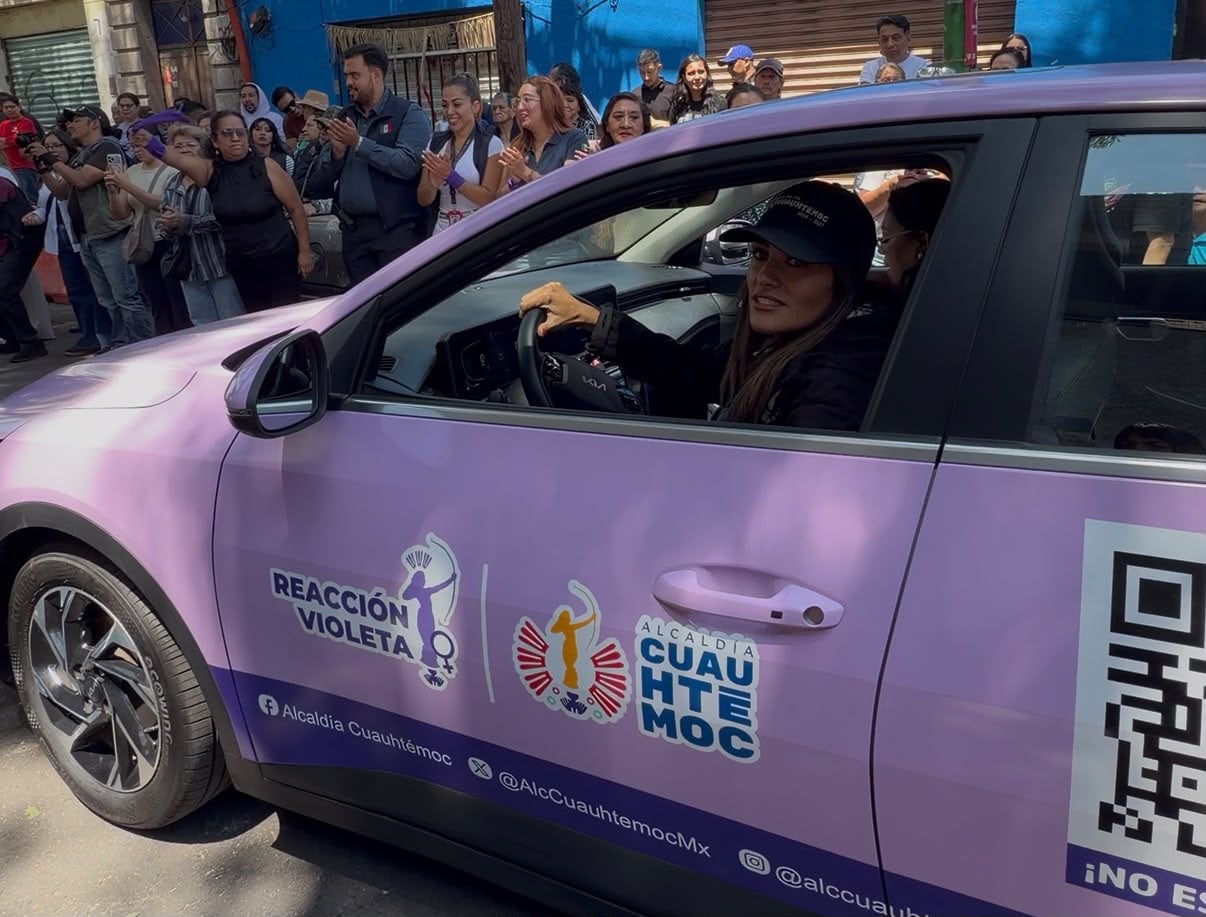 Ale Rojo de la Vega encabeza salida de Unidad Reacción Violeta.