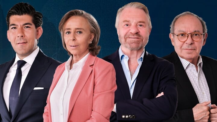 Jorge Castañeda, María Amparo Casar y Héctor Aguilar Camín
