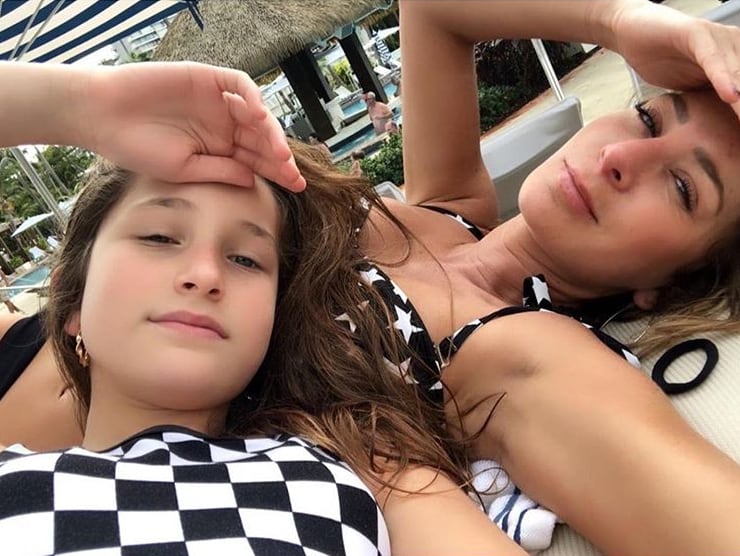 Geraldine Bazán y su hija Elissa
