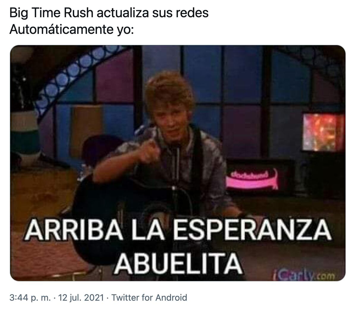 Meme de Big Time Rush