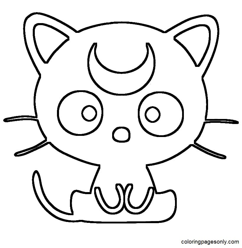 Dibujo cumpleaños de Chococat