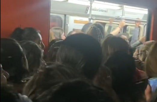 Pasajera del metro es viral en TikTok
