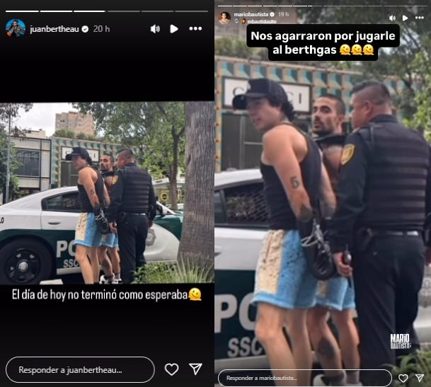 Mario Bautista y Juan Bertheau arrestados