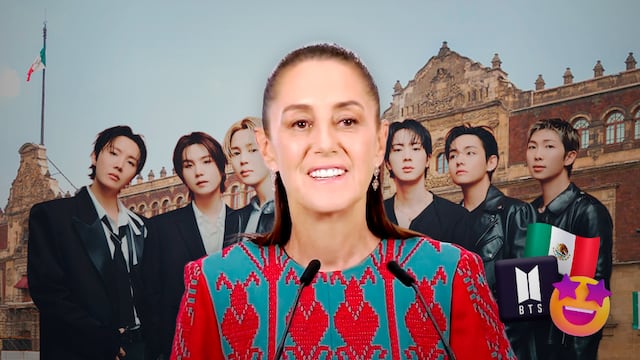 Sheinbaum revela que BTS visitará el Palacio Nacional en México