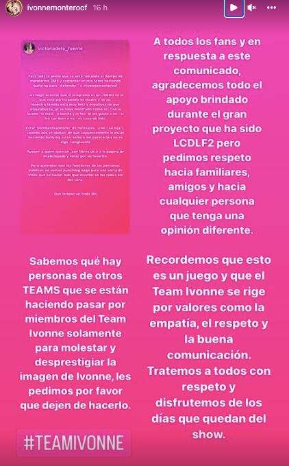 Ivonne Montero se deslinda de ataques a la hija de Laura Bozzo