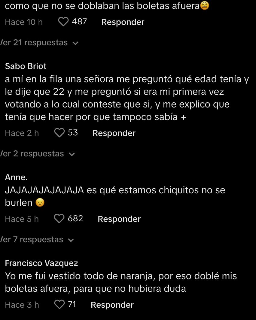 Los jóvenes cuentan su experiencia en sus primeras elecciones 2024